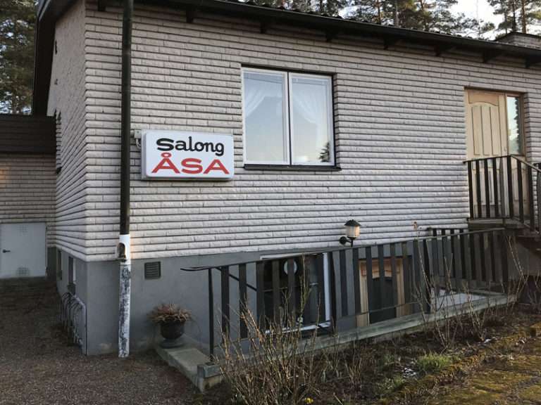 Salong Åsas lokal i Storvreta