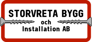 Logo för Storvreta bygg och installation AB i Storvreta